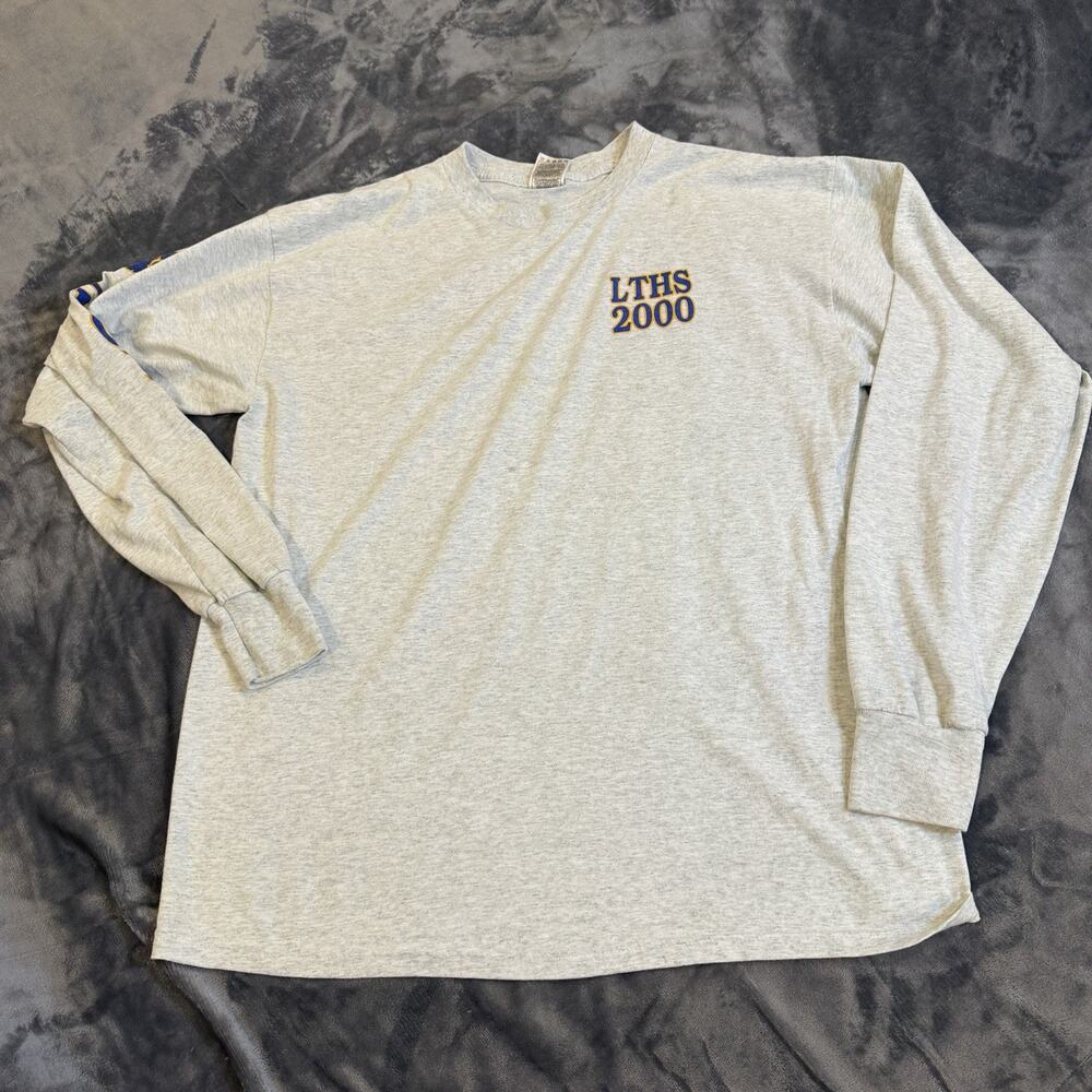 VTG LTHS Lions Class of 2000 L/S Shirt XL Green Day Time of your Life Flaws